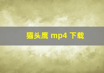 猫头鹰 mp4 下载